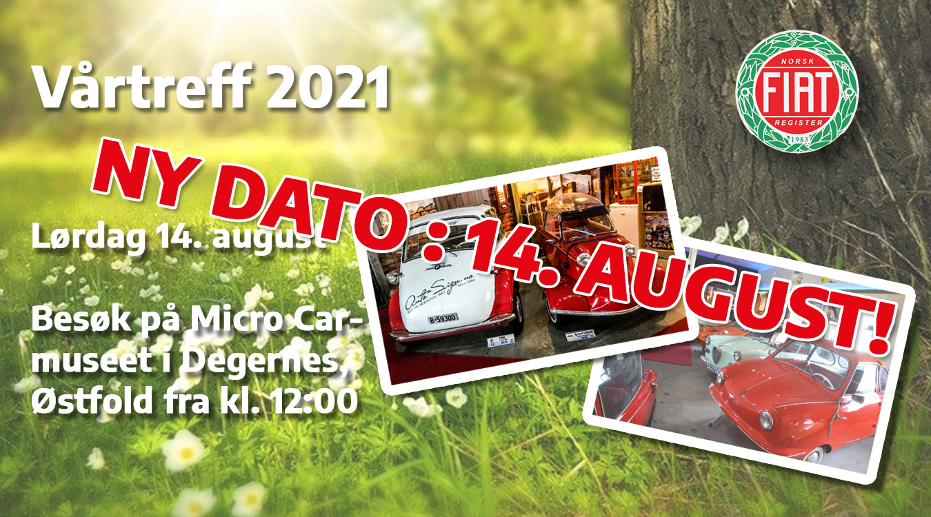 Vårtreff 2021 - ny dato