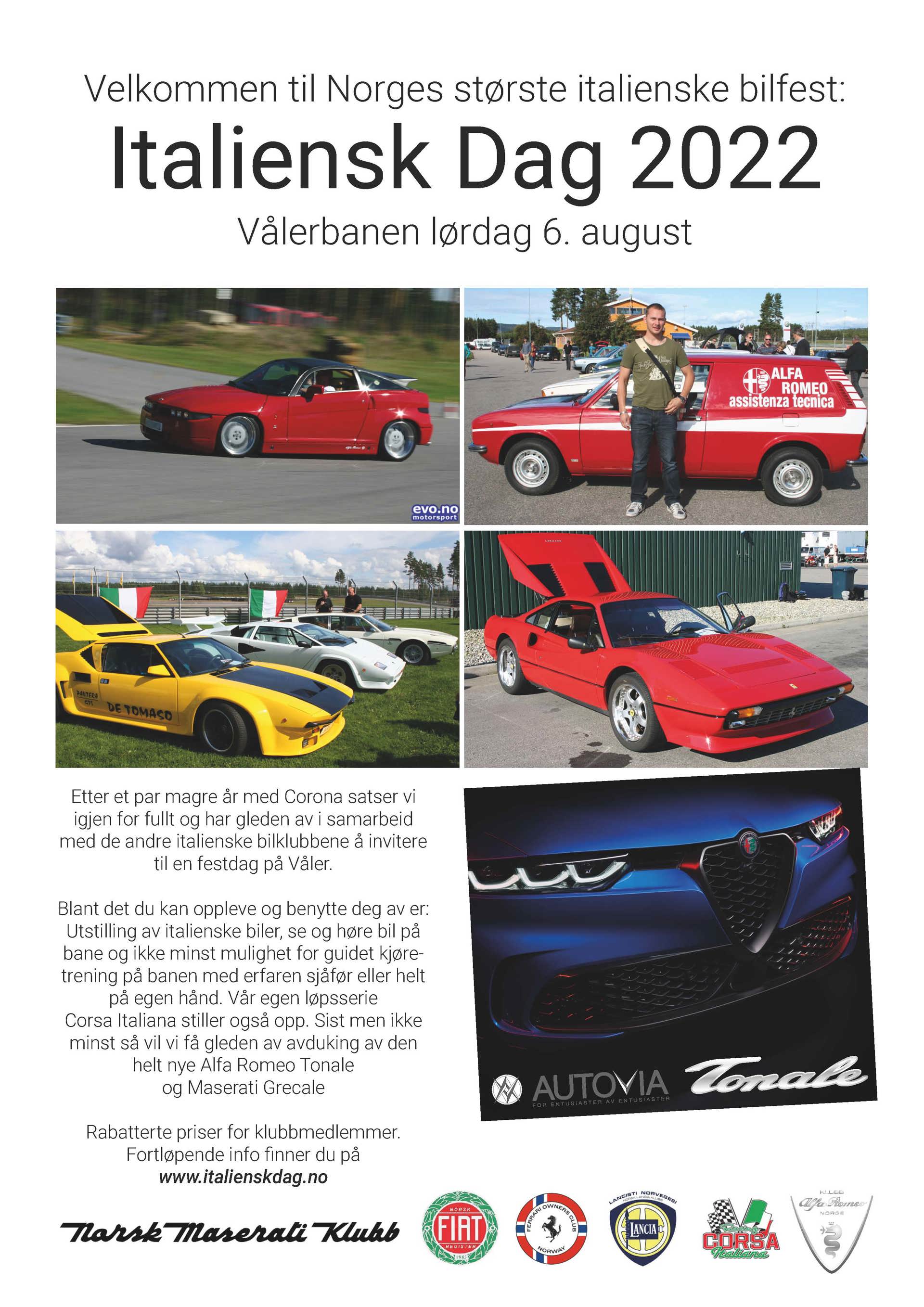 Italiensk dag 6. august 22