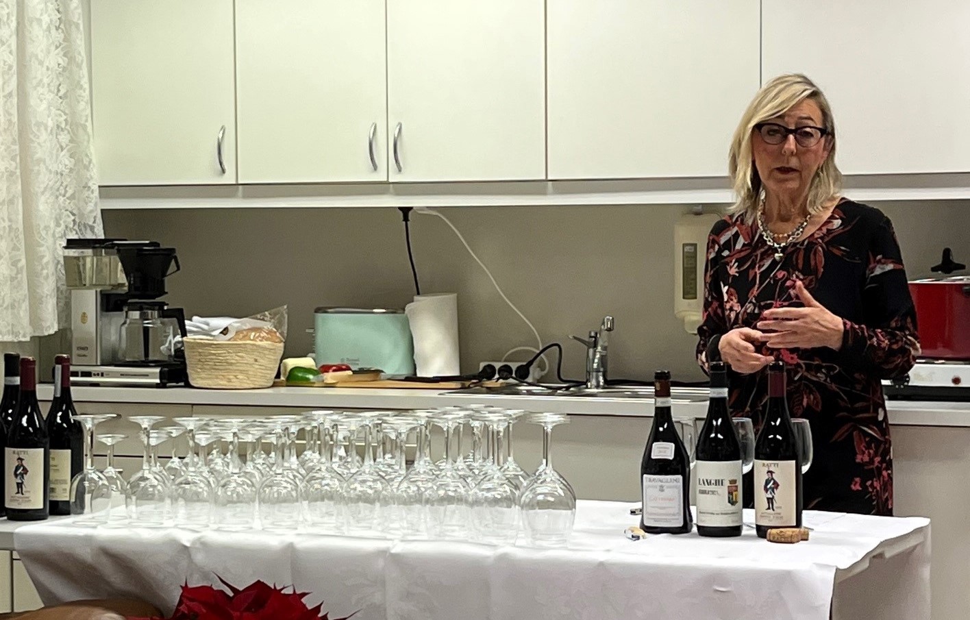 Hyggelig klubbkveld med vinsmaking på programmet